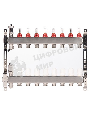 Коллектор Royal Thermo нерж. в сборе с расходомерами 1