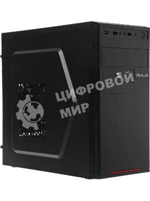 Компьютер Amur Нарвал B7I21 MT i3 12100 (3.3) 16Gb SSD 256Gb UHDG 730 FreeDOS GbitEth 400W мышь клавиатура черный (RUS) (2147002)