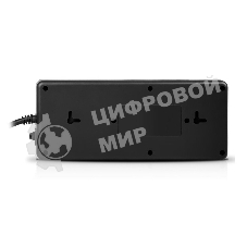 Сетевой фильтр Sven SF-08E-16 (3 м 8 розеток с защитными шторками,16А) черный, цветная коробка