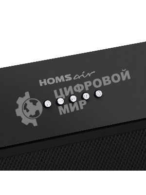 Встраиваемая вытяжка HOMSair FLEET 60M Power черный