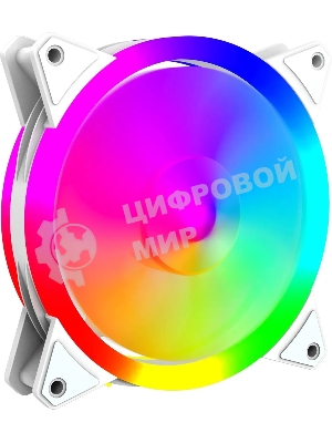 Вентилятор для корпуса Bloody BD-CF120ARGb4 ARGb белый, 120 мм, 1600 об/мин, 26 дБ, 4 pin