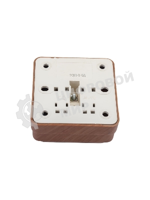 Розетка 1-м ОП Октава 10А IP20 без заземл. дуб IEK ERO10-K04-10-DC