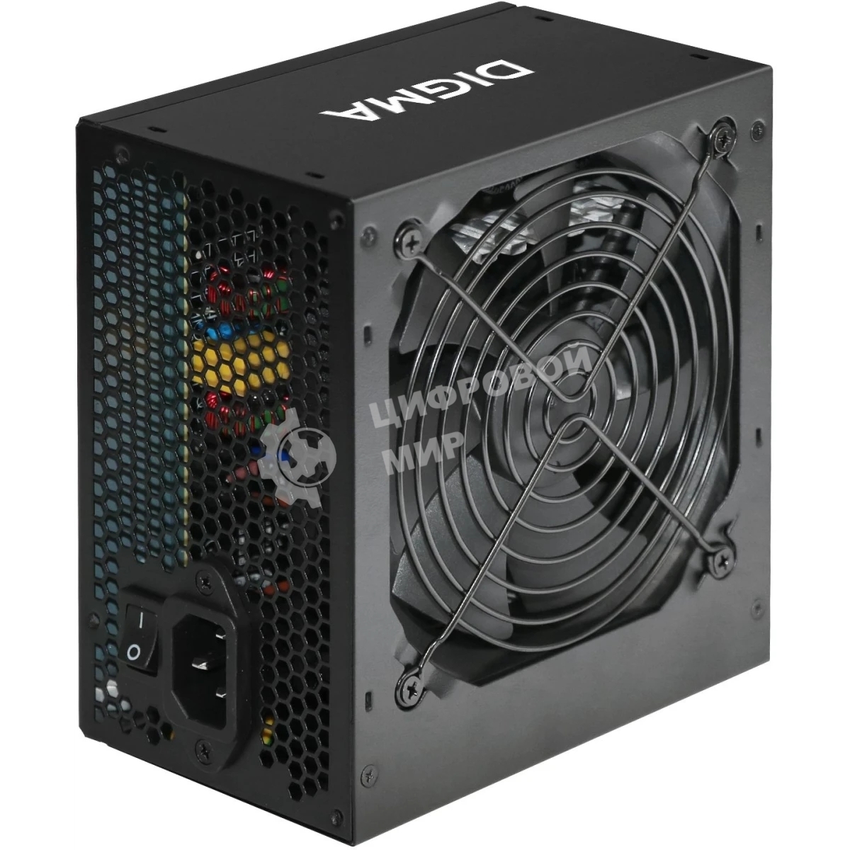 Блок питания Digma DPSU-600W-WH RTL, 600Вт, 80 PLUS, 120мм, черный