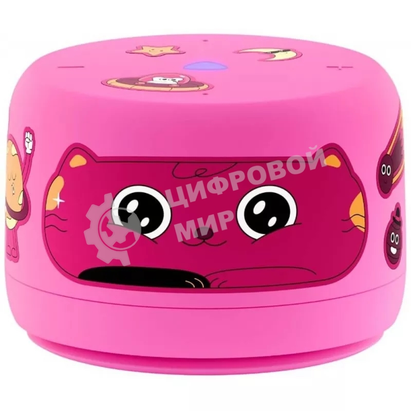 Умная колонка Яндекс Станция Лайт 2 с Алисой, без часов, 6 Вт, модель YNDX-00028 (розовый)