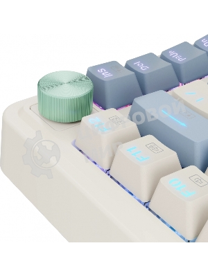 Клавиатура Redragon Ucal Pro гибридная, USB Type-A, Bluetooth, радиоканал, бежевый