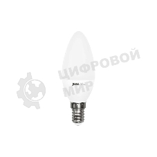 Лампа светодиодная JazzWay PLED-ECO-C37 5Вт свеча 3000К теплый белый E14 400лм 220-240В