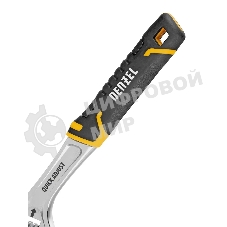 Ключ разводной Denzel 15743, 250 мм (раскрытие до 38 мм), CrV, с быстрым сбросом, кованый, TPR рукоятка