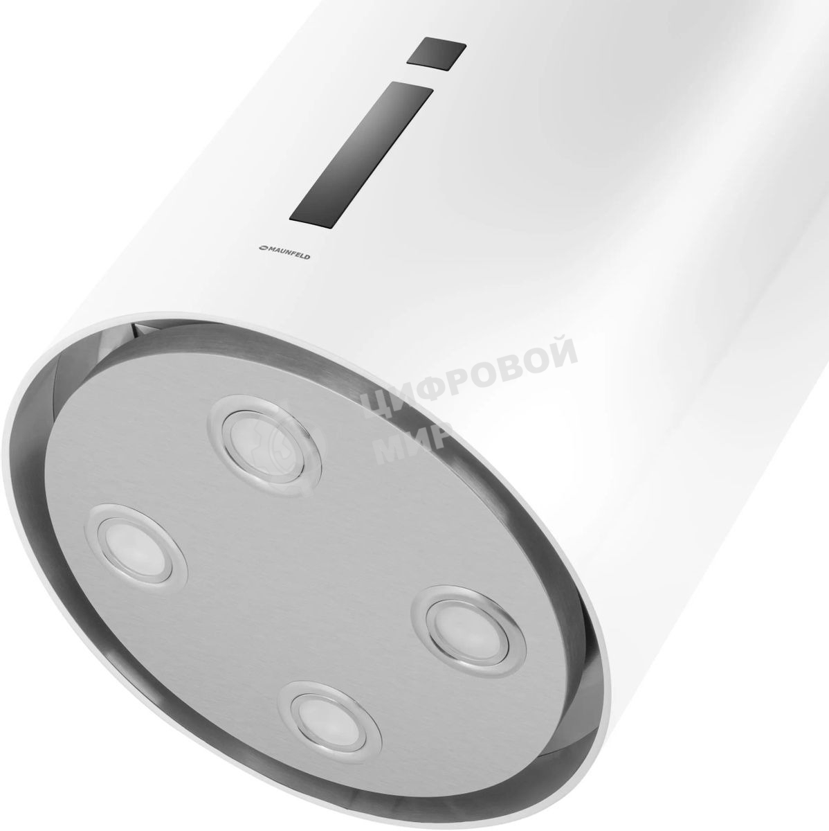 Вытяжка островная Maunfeld Lee Isla 39 белый, 38 см, 1000 куб. м/ч, 52 дБ (sensor)