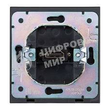 Розетка Kranz STRONG HDMI с/у антрацит