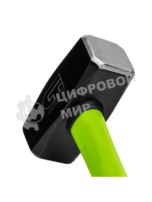 Кувалда Сибртех 1500 г, фибергласовая обрезиненная рукоятка