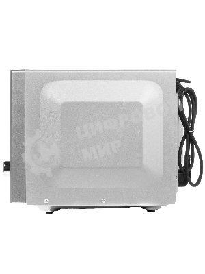 Микроволновая печь CASO MG 25 Ceramic Menu серебристый/черный, 25 л, 900 Вт, переключатели - кнопки, поворотный механизм