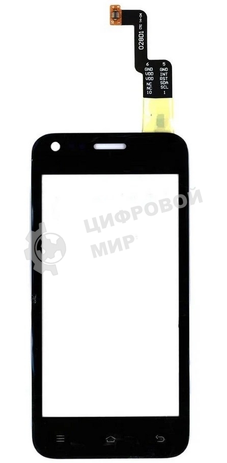 Сенсорное стекло (тачскрин) для Xiaomi Mi 1S, черное