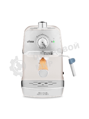 Кофеварка рожковая Ufesa CE7238 CREAM бежевый, исп. кофе - молотый, 1.2 л, 850 Вт, 20 бар