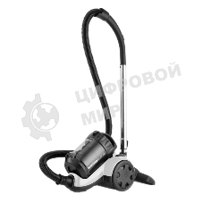 Пылесос Centek CT-2528 белый/черный, 350/2000 Вт, уборка сухая, пылесборник циклонный фильтр, 1.5 л