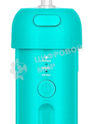 Ирригатор Kitfort КТ-2988 портатив. 2насад. белый/бирюзовый