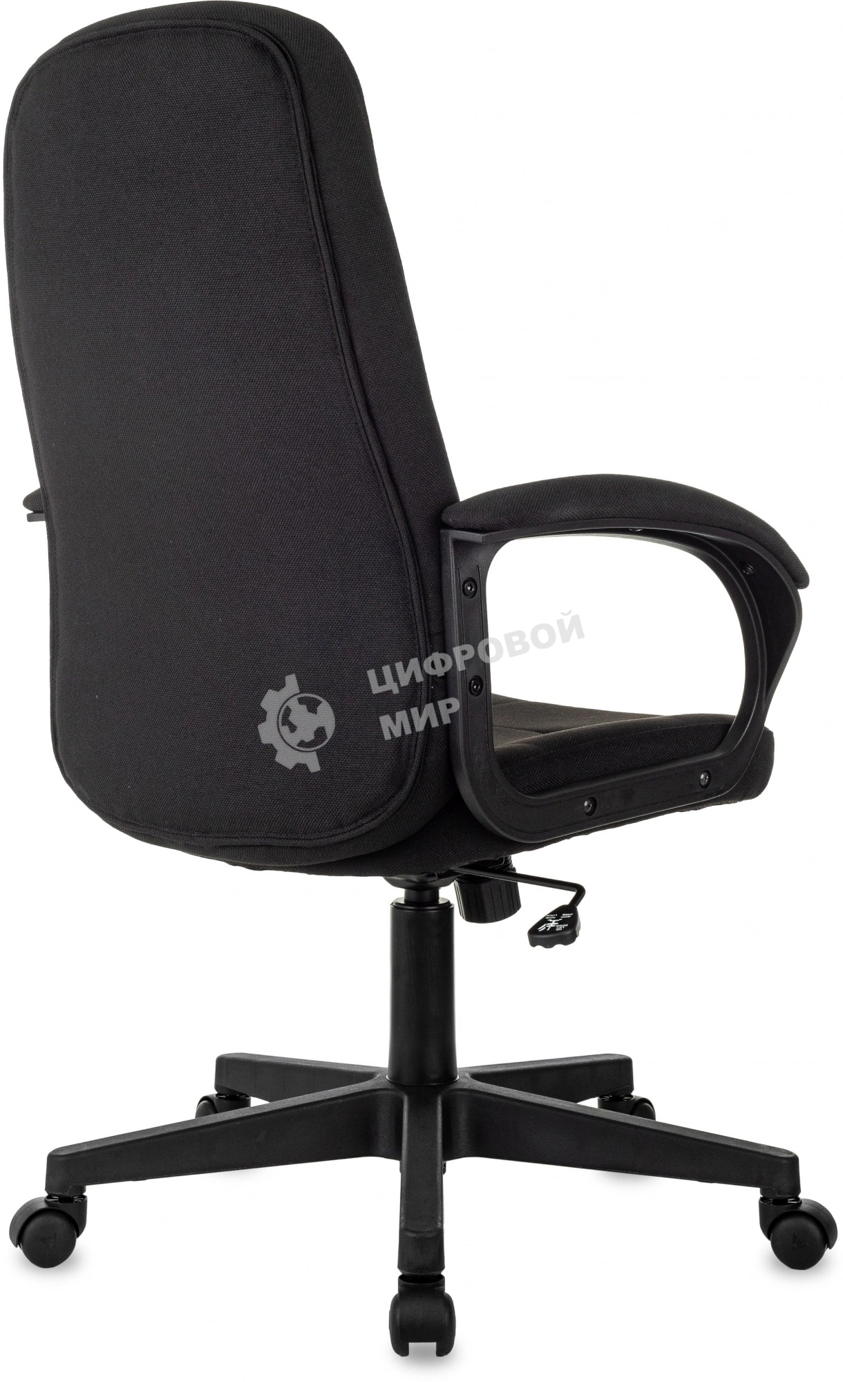 Кресло руководителя Бюрократ CH 002 Fabric 3C11 черный, крестов. пластик