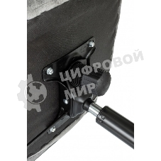 Кресло Бюрократ Triest Fabric серый, ткань