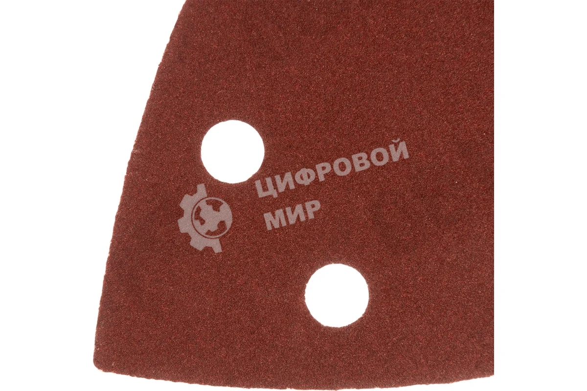 Треугольник абразивный Denzel на ворc. подложке под 