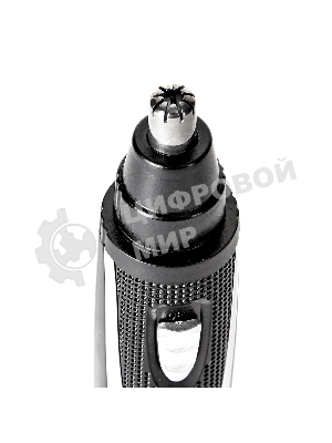 Триммер для носа, ушей и бровей Delta DL-4300 черный с серебристым