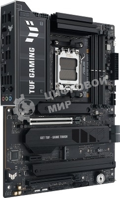 Материнская плата ASUS TUF GAMING X870E-PLUS WIFI7, AM5, AMD X870E, 4xDDR5, 4xSATA, 4xM.2, 1xPCIe 5.0 x16, 1xPCIe 4.0 x4, 1xPCIe 3.0 x1, 1xHDMI, 1x2.5Gb LAN, Wi-Fi 7, Bluetooth 5.4, 2xUSB-C 40Gbps, 3xUSB-A 10Gbps, 4xUSB-A 5Gbps, 4xUSB-A 2.0, 3x3.5 мм, 7.1