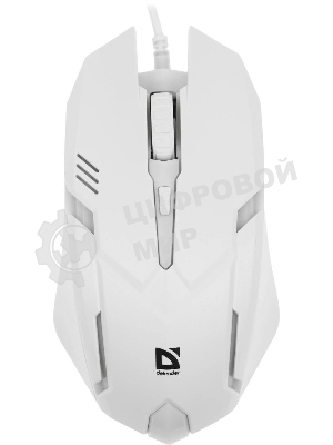 Комплект клавиатура+мышь Defender Motion C-977 проводной, USB, 1600 DPI, белый