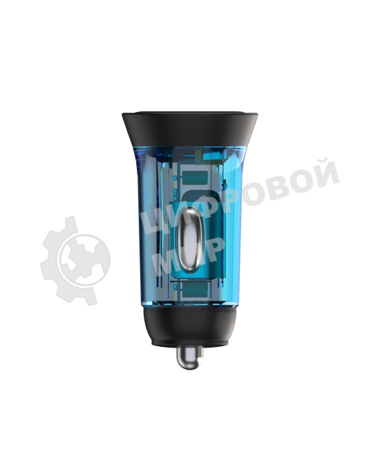 Автомобильное зарядное устройство Maxvi CCM-MS603PD 43W 6A (USB + Type-C, QC3.0 PD3.0) черный