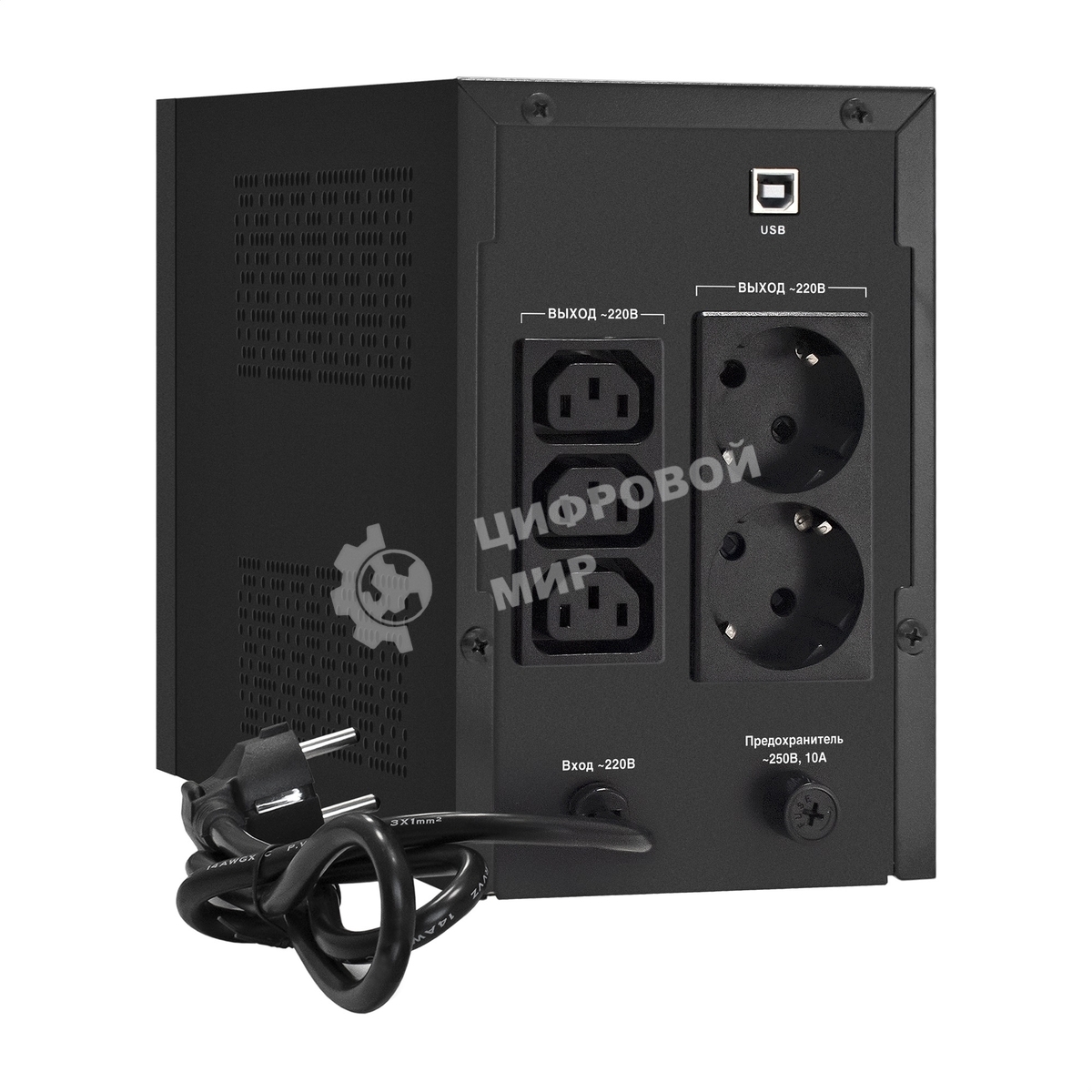 Источник бесперебойного питания ExeGate EX292802RUS SpecialPro UNB-1600.LED.AVR.2SH.3C13.USB 1600VA/950W, LED, AVR, 2*Schuko+3*C13, USB,съемн.кабель, металлический корпус, черный