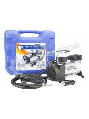 Автомобильный компрессор NOVA BRIGHT АК-35 пластик. кейс с инструментом 47639