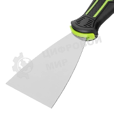 Шпательная лопатка из нержавеющей стали Сибртех 65 мм, двухкомпонентная рукоятка