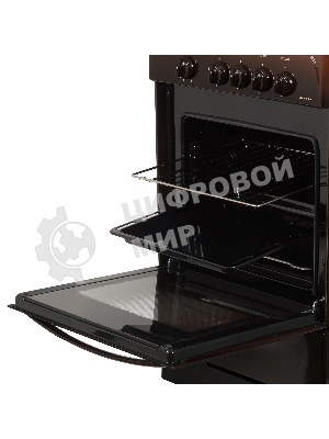 Плита газовая Gefest CG 50М02 К83 коричневый, конфорок 4 шт, духовка 42 л, 50 см x 85 см x 53 см