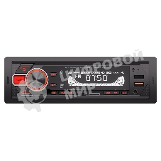 Автомагнитола AURA FIREBALL-203BT, 1 DIN, Bluetooth, USB Type-A, AUX