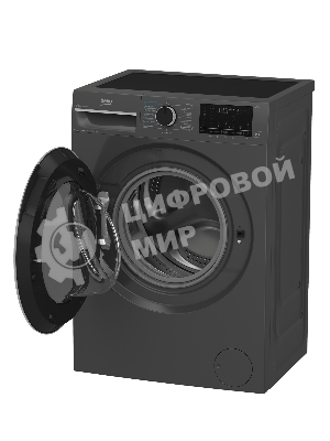 Стирально-сушильная машина Beko B3DFR57H22A антрацит, загрузка фронтальная 7.5кг, 1200 об/мин., класс: B
