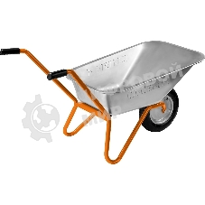 Тачка садовая для мусора СИБИН СТ-11 одноколесная, 90 кг