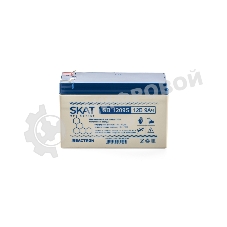 Батарея для ИБП свинцово-кислотная SKAT SB 1209S тип AGM 12V 9А·ч I зар. 2,6 А (ножевые клеммы) (8970)