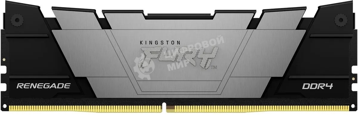 Оперативная память Kingston Fury Renegade, DDR4, 16Gb (1x16GB), 4000MHz, CL19, DIMM, с радиатором, черный