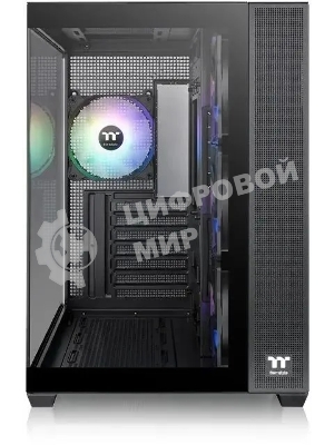 Компьютерный корпус Thermaltake View 380 TG ARGb черный без БП ATX 6x120мм 2x140мм 1x200мм 2xUSB3.0 audio bott PSU