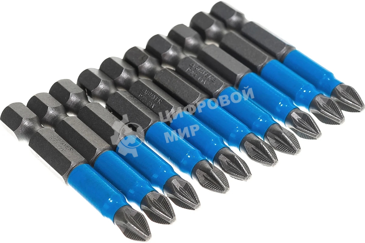 Бита STAYER PROFESSIONAL 26223-2-50-10_z01 ProFix E 1/4'' № 2 L=50мм 10шт