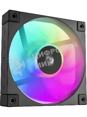 Вентилятор для корпуса DEEPCOOL FD12 черный, 120 мм, 2050 об/мин, 26.9 дБ, 4 pin