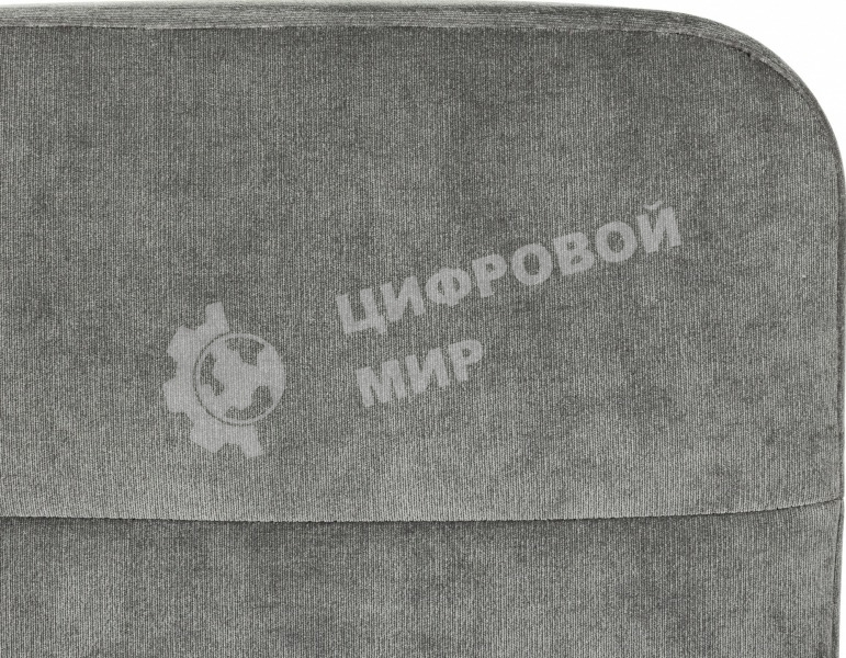 Кресло офисное Бюрократ Triest Fabric серый Light-19 крестов. металл черный