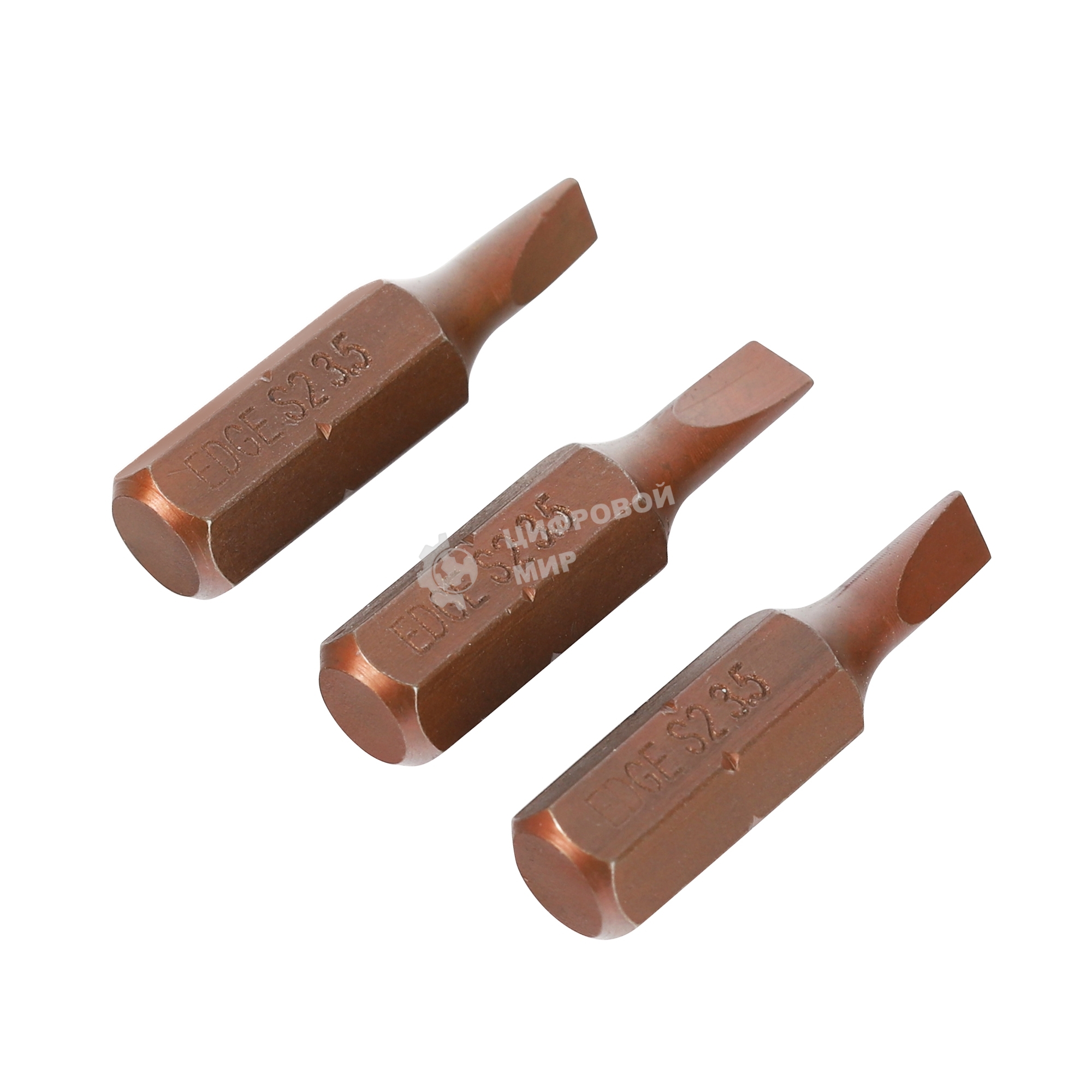 Бита EDGE by PATRIOT SL 3.5мм, сталь S2, длина 25 мм, 3шт в блистере