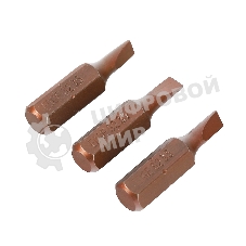 Бита EDGE by PATRIOT SL 3.5мм, сталь S2, длина 25 мм, 3шт в блистере