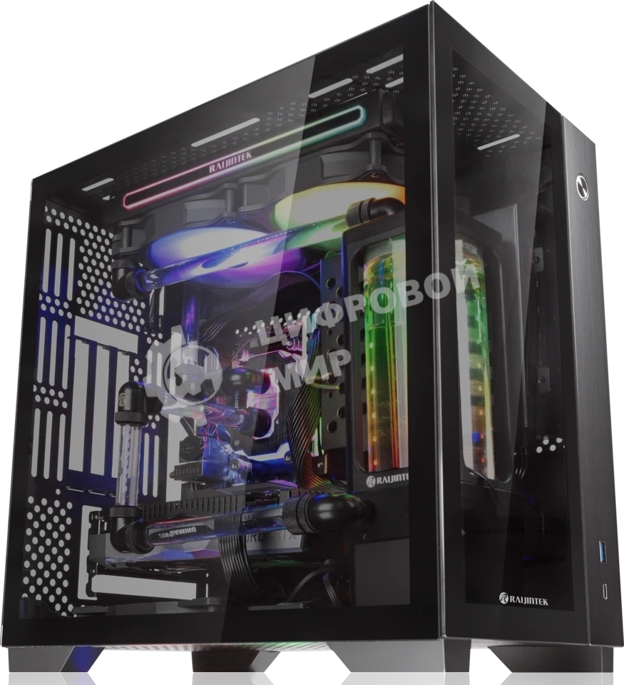 Компьютерный корпус Raijintek PAEAN MINI 0R20B00213 черный, Mini-ITX, for psu ATX PS/2, USB 3.0x2, USB 2.0x2, HD Audiox1