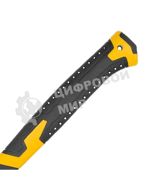 Молоток каменщика Denzel 680 г, цельнокованый, двухкомпонентная обрезиненная рукоятка