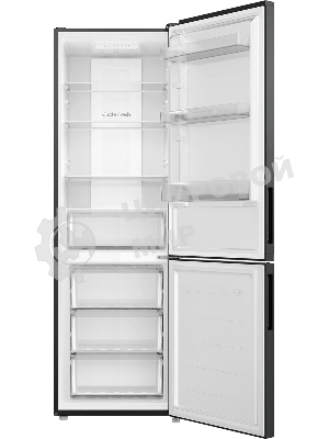 Холодильник Candy CFN6185B черный двухкамерный 207/91 л морозилка снизу, No Frost