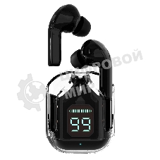 Наушники TWS More Choice BW07 черный, внутриканальные, Bluetooth, до 4 ч