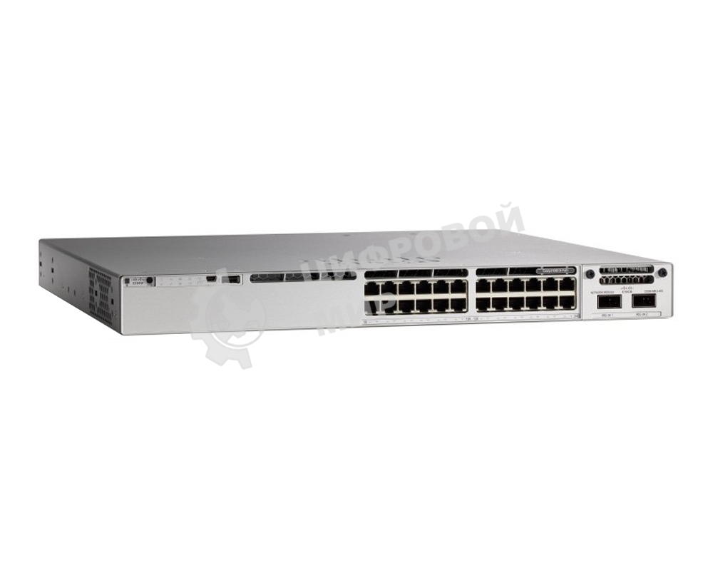Коммутатор Cisco Catalyst C9200L-24P-4X-E, 24×1 Гбит/с, 4×10 Гбит/с SFP+