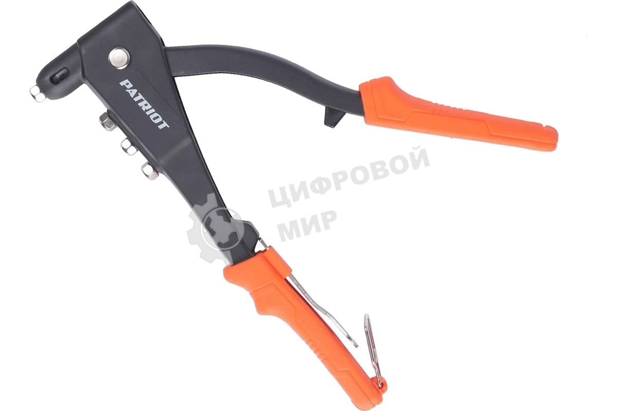 Заклепочник PATRIOT RP 270, усиленный литой корпус, набор заклепок (по 15шт х 2,4-3,2-4,0-4,8 мм)