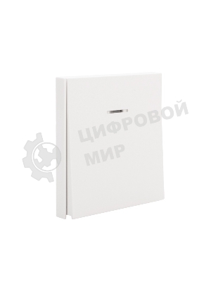 Выключатель Kranz STRONG 1 кл с подсветкой 10А с/у жемчуг