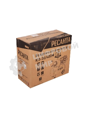 Компрессор поршневой Ресанта КП-50/400М масляный 400л/мин 50л 2500Вт красный/черный