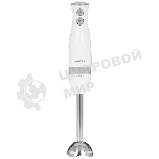 Блендер погружной Ergolux ELX-HB02-C31 (13125) 2 скорости, 500 Вт, 220-240В нерж.сталь, бело-сер.